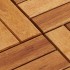 Baldosas de porche de acacia 10 piezas 30x30