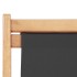 Silla de playa plegable de tela y estructura de madera