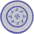 Mesa de bistro terraza mosaico azul y blanco 60
