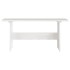 Mesa de comedor con banco REINE madera maciza de pino