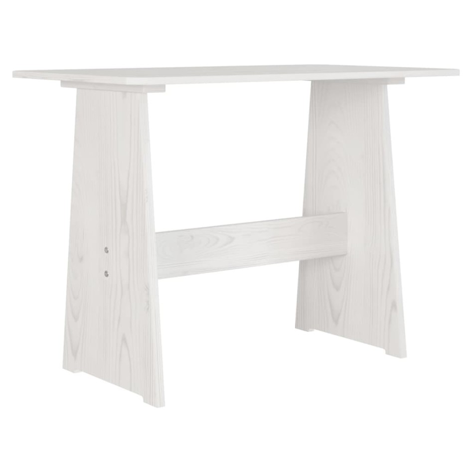 Mesa de comedor con banco REINE madera maciza de pino