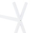 Estructura de cama infantil madera maciza pino blanca 70x140