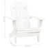 Silla con otomana y mesa jardín Adirondack macizo abeto