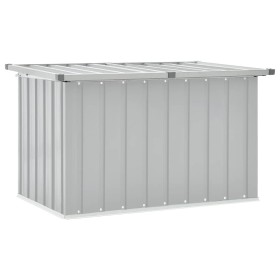 Caja de almacenaje para jardín gris 109x67x65