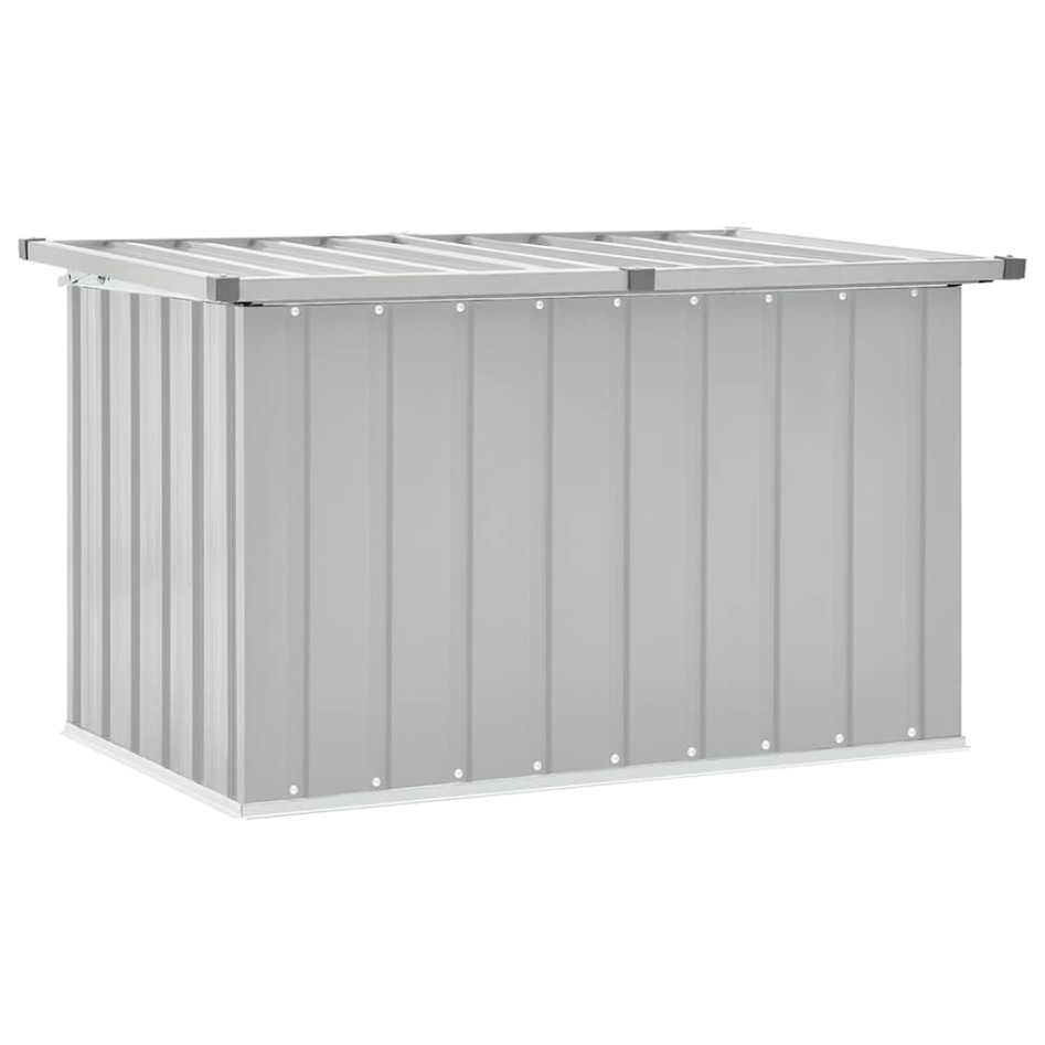 Caja de almacenaje para jardín gris 109x67x65