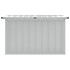 Caja de almacenaje para jardín gris 109x67x65