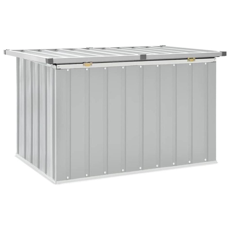 Caja de almacenaje para jardín gris 109x67x65