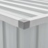 Caja de almacenaje para jardín gris 109x67x65