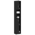 Armario de baño madera de ingeniería negro 32x25,5x190