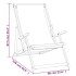 Silla de playa plegable de madera maciza de teca