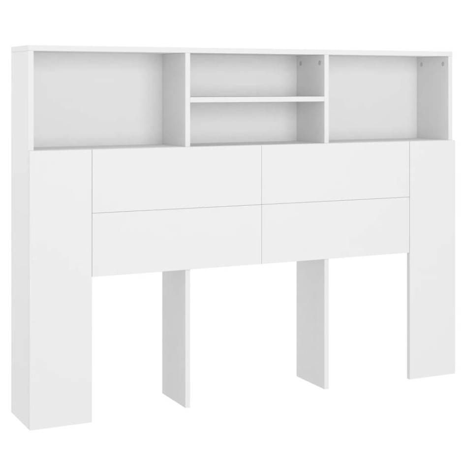 Mueble cabecero blanco 140x19x103,5