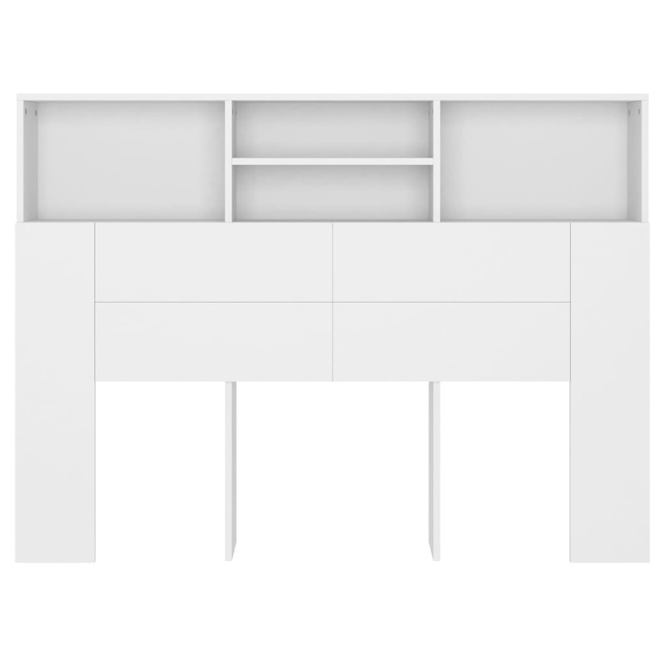 Mueble cabecero blanco 140x19x103,5