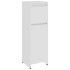 Armario de baño madera contrachapada blanco 30x30x95