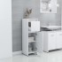 Armario de baño madera contrachapada blanco 30x30x95