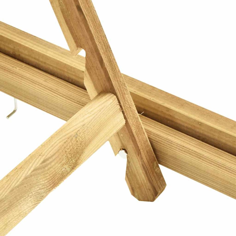 Tumbona de madera de pino