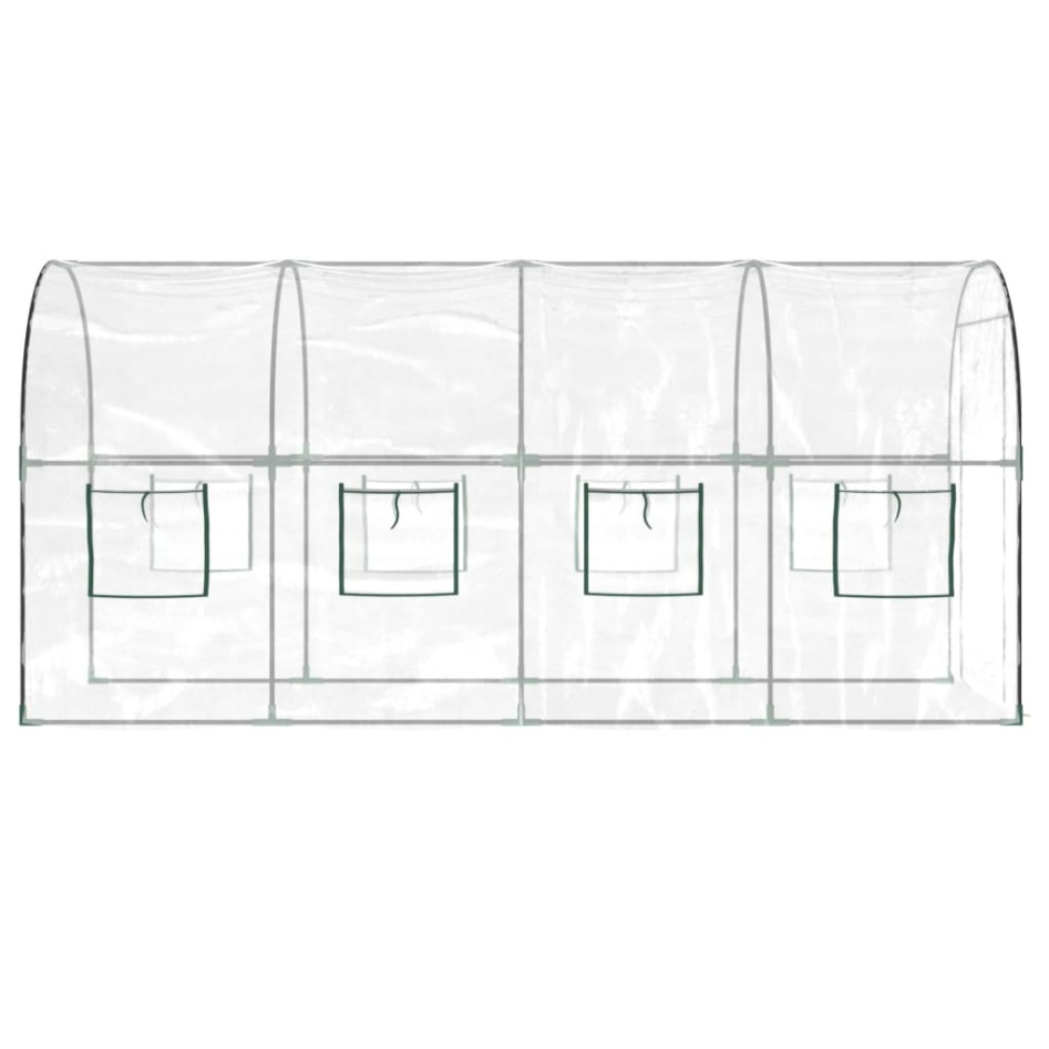 Invernadero PVC acero pintado polvo transparente