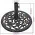 Base de sombrilla de hierro fundido color bronce 12 kg 48