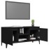 Mueble de TV con patas de metal negro 103,5x35x50