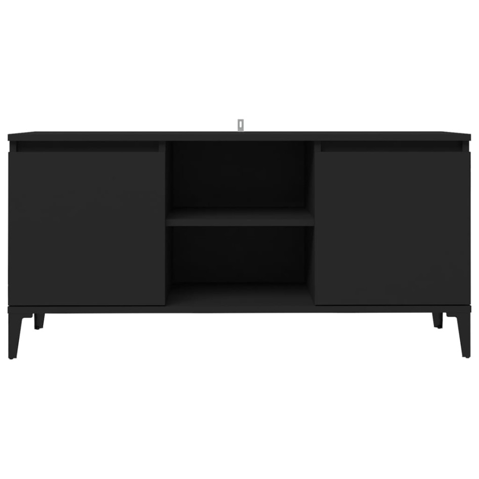Mueble de TV con patas de metal negro 103,5x35x50