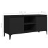 Mueble de TV con patas de metal negro 103,5x35x50