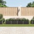 Arriate de acero galvanizado gris antracita 320x80x45