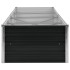 Arriate de acero galvanizado gris antracita 320x80x45