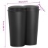 Cubo de basura doble negro 50