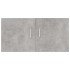Armario de pared madera contrachapada gris hormigón 80x39x40