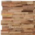 Paneles revestimiento pared 10 uds madera teca reciclada