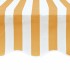 Toldo de lona amarillo y blanco 4x3 m (sin