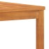 Mesa de centro de madera maciza de acacia 100x50x33