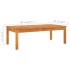 Mesa de centro de madera maciza de acacia 100x50x33