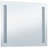 Espejo de pared de baño con LED 80x60