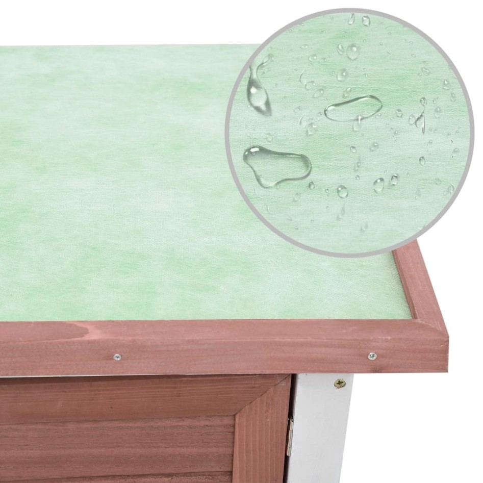 Jaula conejera con 1 puerta madera