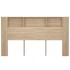 Mueble cabecero color roble Sonoma 180x18,5x104,5