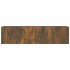 Mueble de pared TV contrachapado roble ahumado 120x30x30