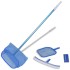Conjunto De Limpieza De Piscina - Cepillo 2 Recojehojas 1