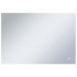 Espejo de pared de baño con LED y sensor táctil 80x60