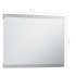 Espejo de pared de baño con LED y sensor táctil 80x60