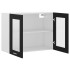 Armario colgante cocina contrachapada negro 80x31x60