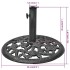 Base de sombrilla de hierro fundido 12 kg 48