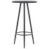 Mesa alta de cocina MDF negro 60x107,5
