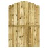 Puerta de valla de madera de pino impregnada 100x150