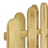 Puerta de valla de madera de pino impregnada 100x150