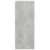 Aparador de madera contrachapada gris hormigón 60x30x75