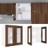 Armario colgante madera de ingeniería marrón roble 60x31x60