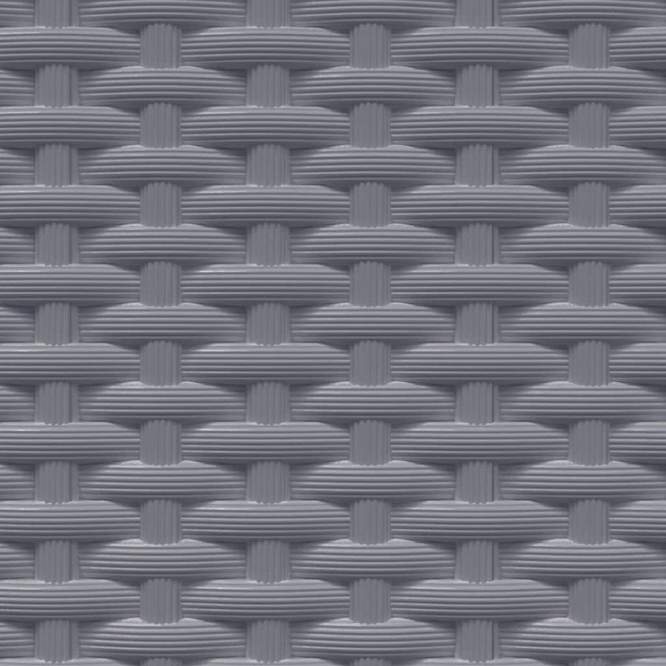 Jardineras 2 uds polipropileno azul gris 30x30x37