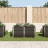 Jardinera elevada acero galvanizado gris antracita