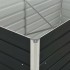 Jardinera elevada acero galvanizado gris antracita