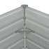 Jardinera elevada acero galvanizado gris antracita
